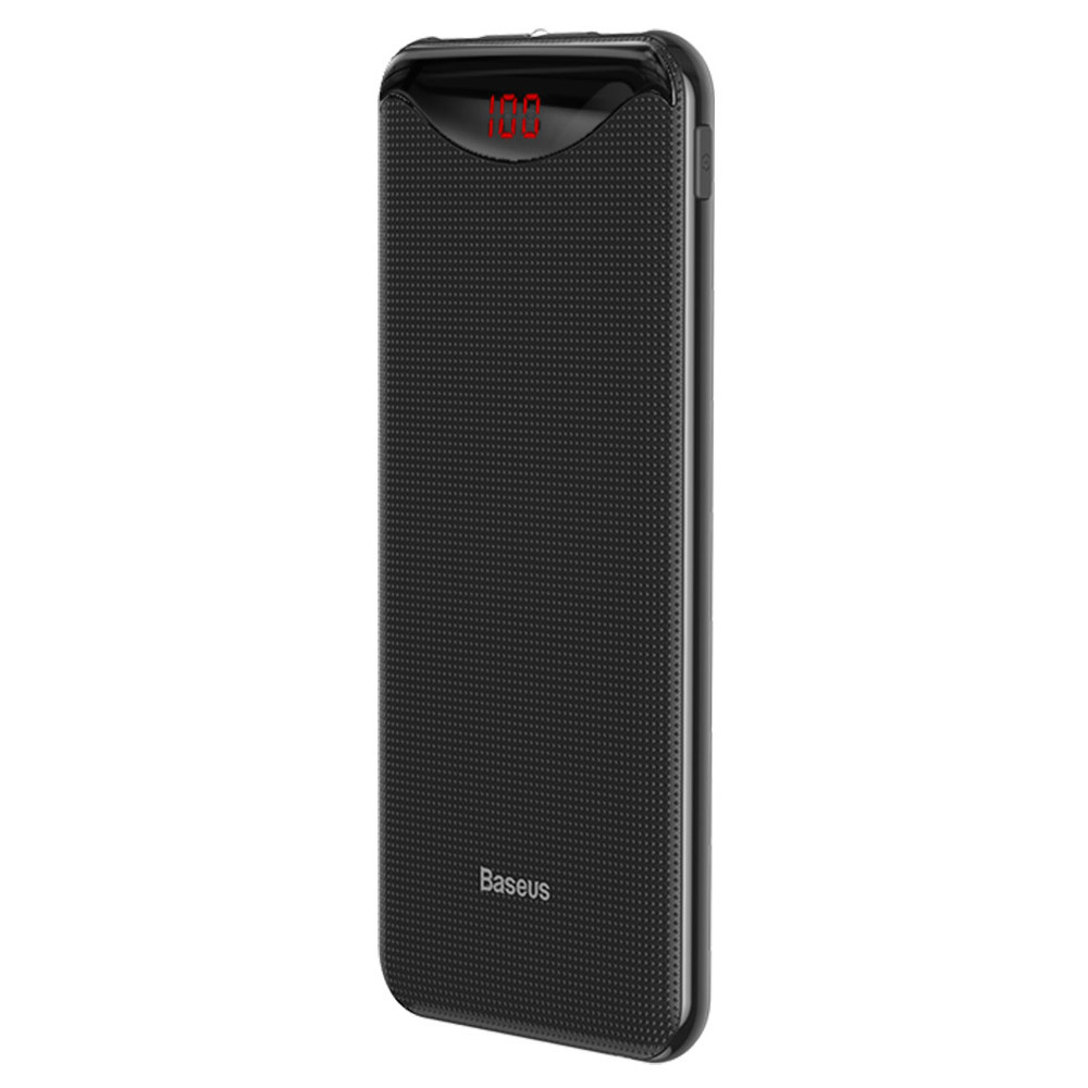 Внешний аккумулятор Baseus Gentleman Digital Display Powerbank 10000mAh - Black