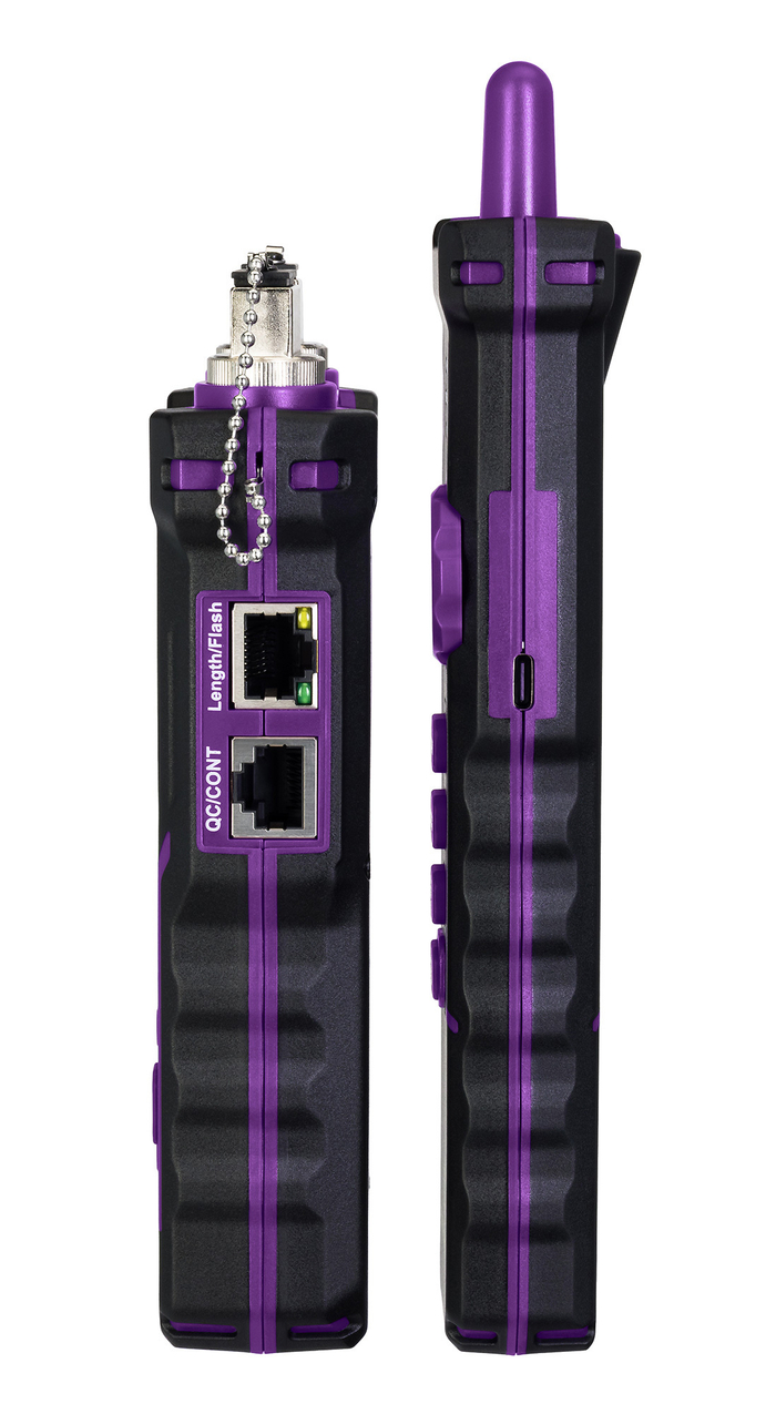 Многофункциональный кабельный тестер Ermenrich NetGeeks NP60, фиолетовый