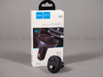FM-трансмиттер+АЗУ 2USB 2.1A/1A Bluetooth 4.2 HOCO E41 (Black)