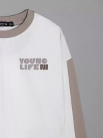 Лонгслив для девочки оверсайз