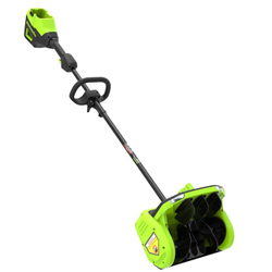 Снегоуборщик аккумуляторный Greenworks Арт. 2603207, 60V, 30 см, с регулируемым направлением выброса, бесщеточный