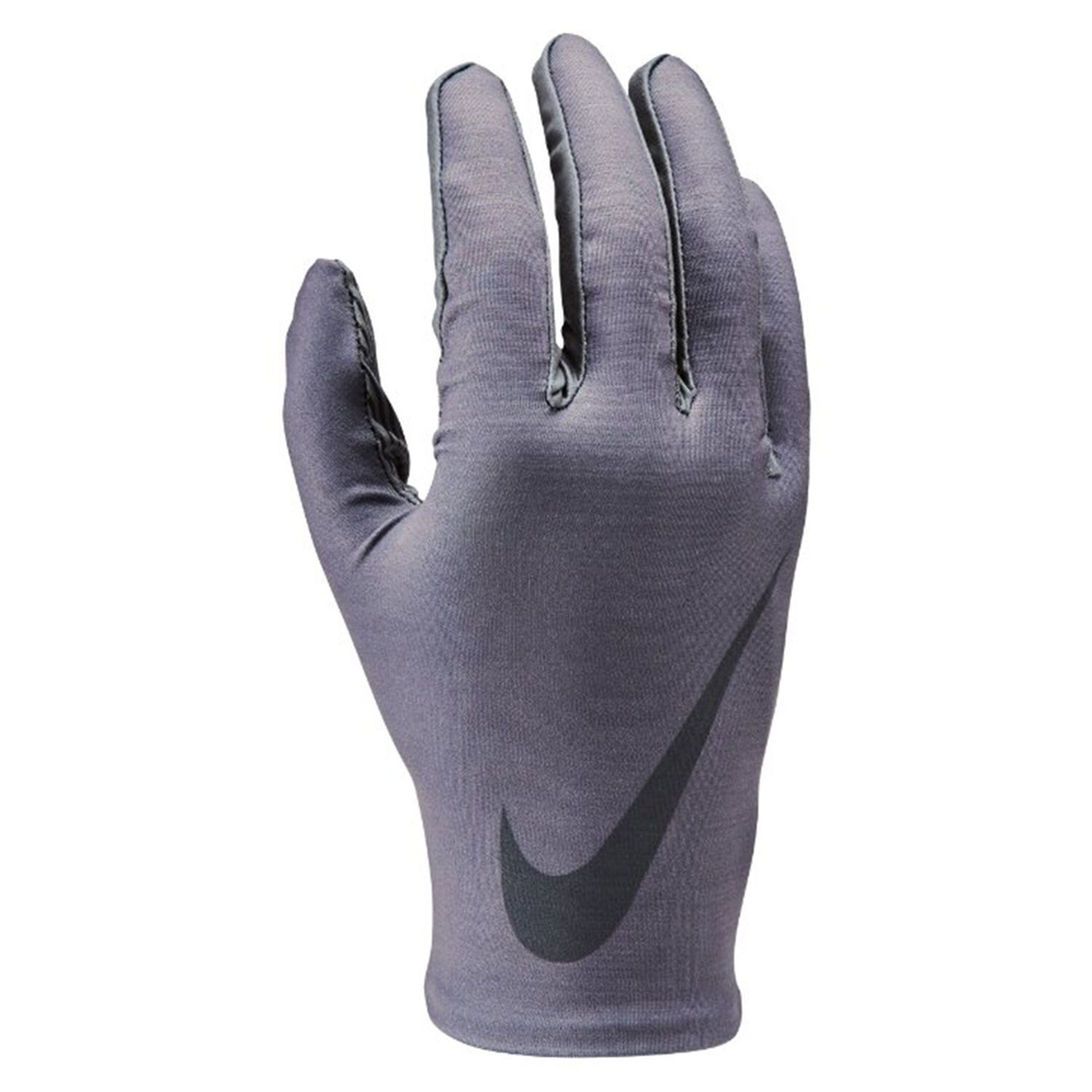 Перчатки для бега NIKE MEN'S BASE LAYER GLOVES S LIGHT, карбон, черный N.WG.I3.034.SL