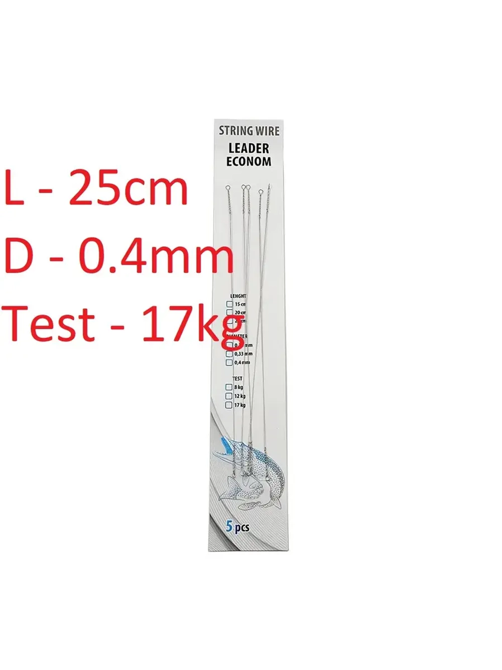 Поводок струна Leader