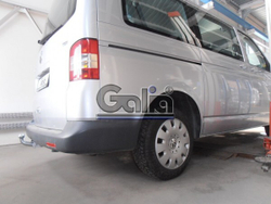 Фаркоп оцинкованный Galia V064C для Volkswagen Transporter / Caravelle / Multivan T5 2003-2015, T6 2015-(паспорт и сертификат в комплекте)(без электрики)