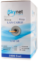 Кабель витая пара F/UTP 5e кат. 4 пары SkyNet CSL-FTP-LSZH-4-CU