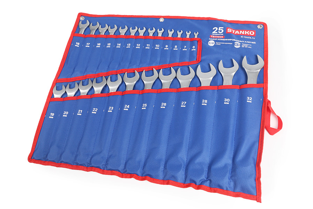 CS111025 Набор ключей комбинированных 25 предметов (6-32 мм)
