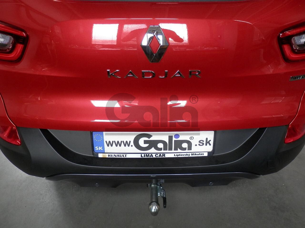 Оцинкованный фаркоп на Renault Kadjar 2015-2022 (без электрики), Galia R095A