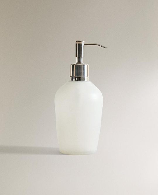 ZARA HOME МАТОВЫЙ ДОЗАТОР ДЛЯ МЫЛА, ПРОЗРАЧНЫЙ