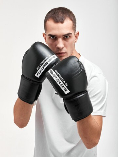 Перчатки боксерские Pay Attention on Tomorrow Star  (натуральная кожа)