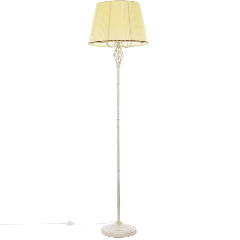 Citilux Вена CL402923 Торшер патина с кремовым абажуром