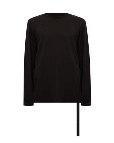 RICK OWENS DRKSHDW ЛОНГСЛИВ ЧЕРНЫЙ С ВЫРЕЗОМ