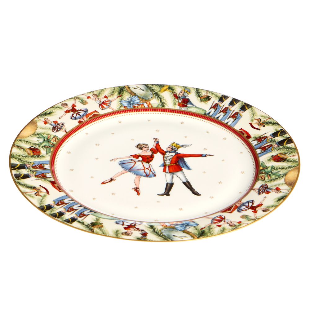 ТАРЕЛКА ЗАКУСОЧНАЯ LEFARD "ЩЕЛКУНЧИК" 27 СМ (КОР=18ШТ.)