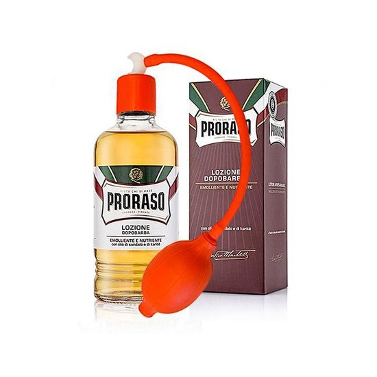 Распылитель + лосьон после бритья Proraso, сандал и масло ши, 400мл