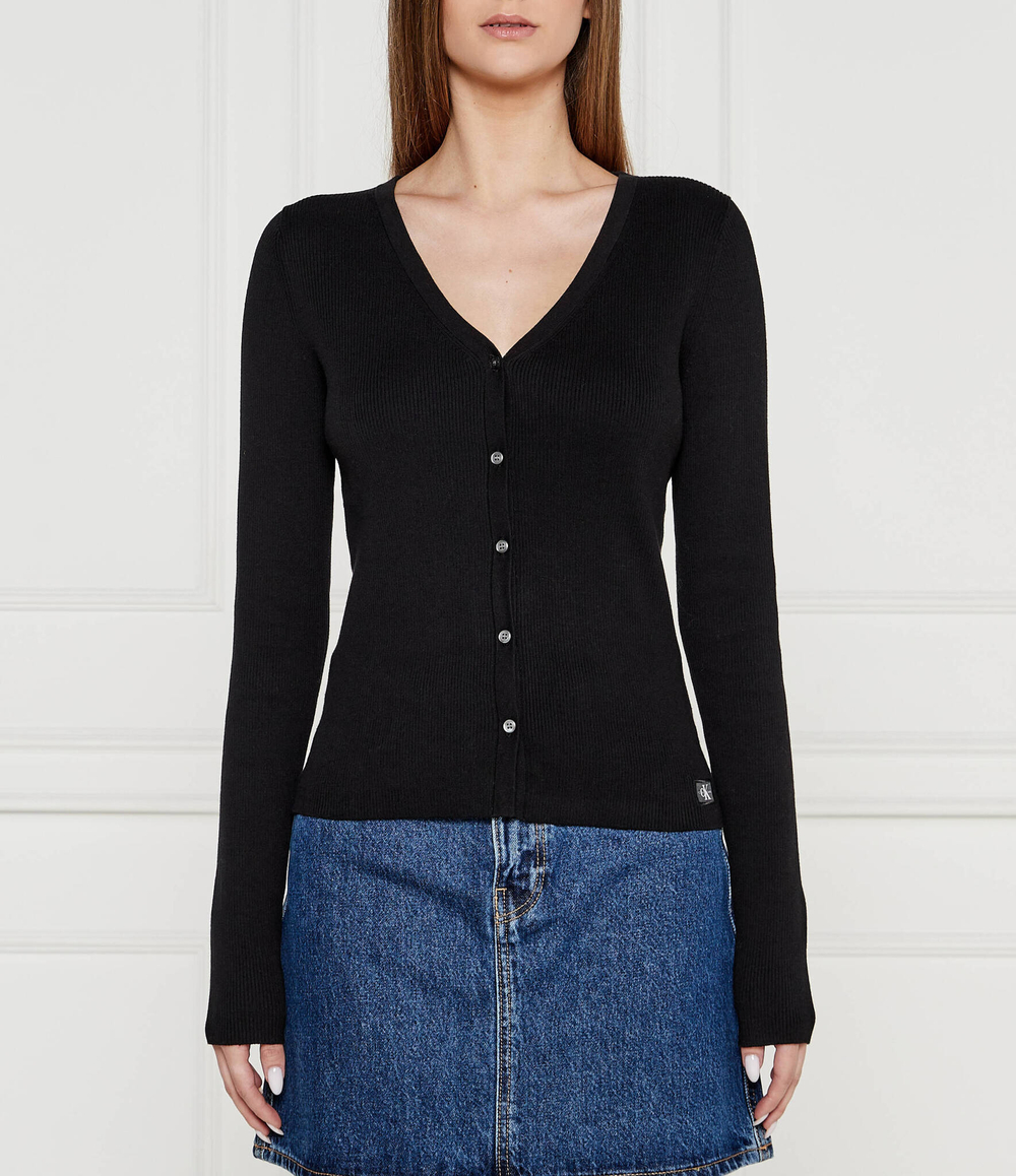 Кардиган CALVIN KLEIN JEANS - черный(J20J224239)