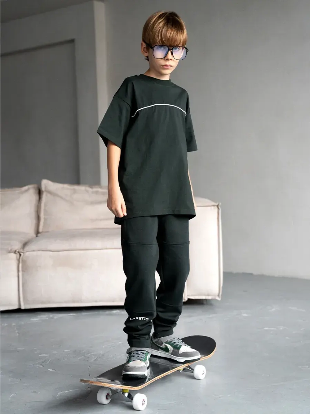 Спортивный костюм для мальчика, футболка и брюки