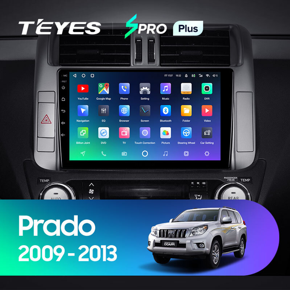 Teyes SPRO Plus 9" для TLC Prado 2009-2013