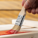 Кисть плоская "Стандарт" 1" (25 мм) натуральная щетина, деревянная ручка MTX 82520