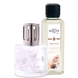 Maison Berger Paris - Набор прозрачных аромаламп + ароматическое масло Aroma Relax. / артикул   4677  / GTIN 3127290046772