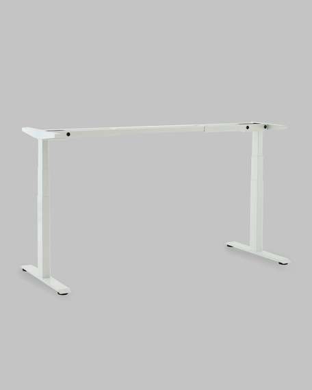 Подстолье для стола с электроприводом и регулировкой высоты, 2 мотора, память 4 уровня высоты, белый