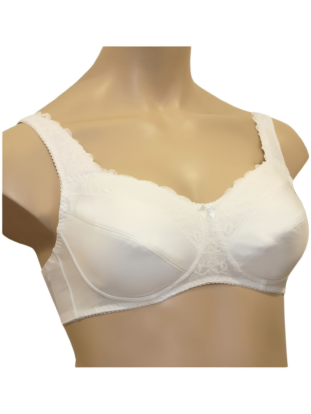 Бюстгальтер для фиксации экзопротеза молочной железы Valeria 75D белый