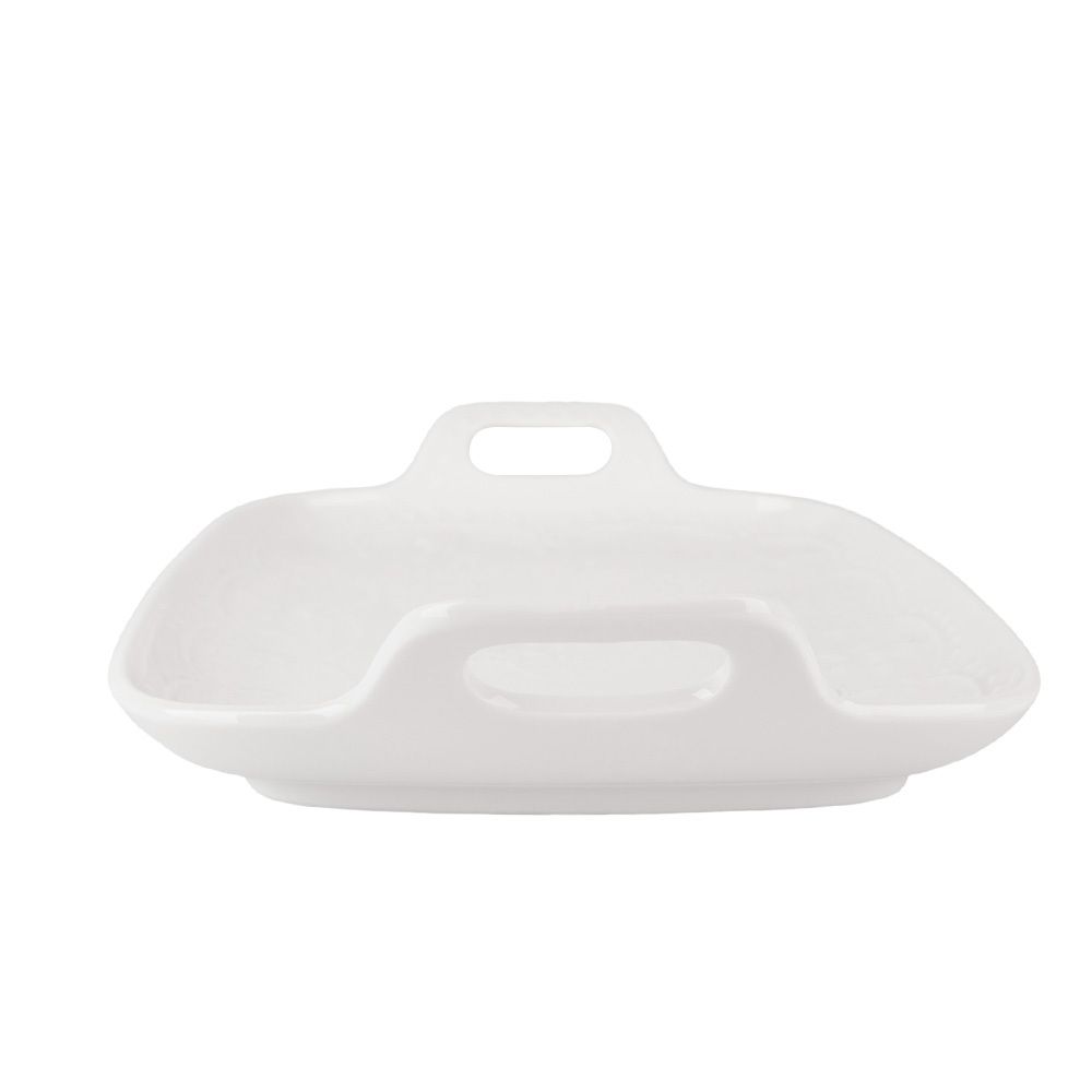 Блюдо " " 30,5х18х2,5см (min5) (фарфор) (транспортная упаковка)