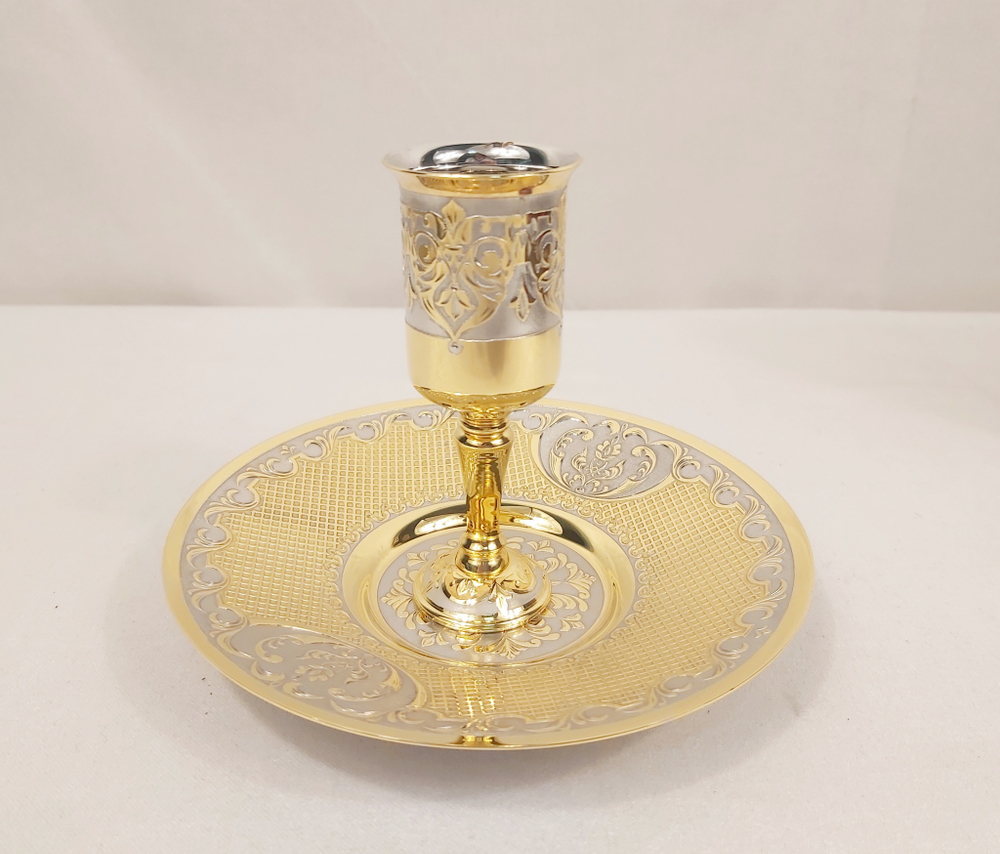 Набор рюмка с блюдцем "На посошок"