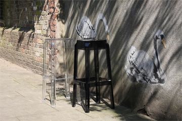 Табурет прозрачный полубарный Fox 65