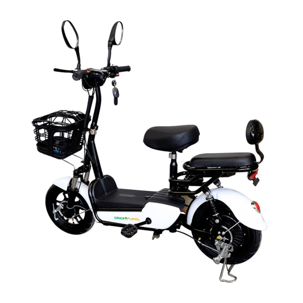 Электроскутер GreenCamel Тайфун 400 (48V 12Ah 400W) Белый