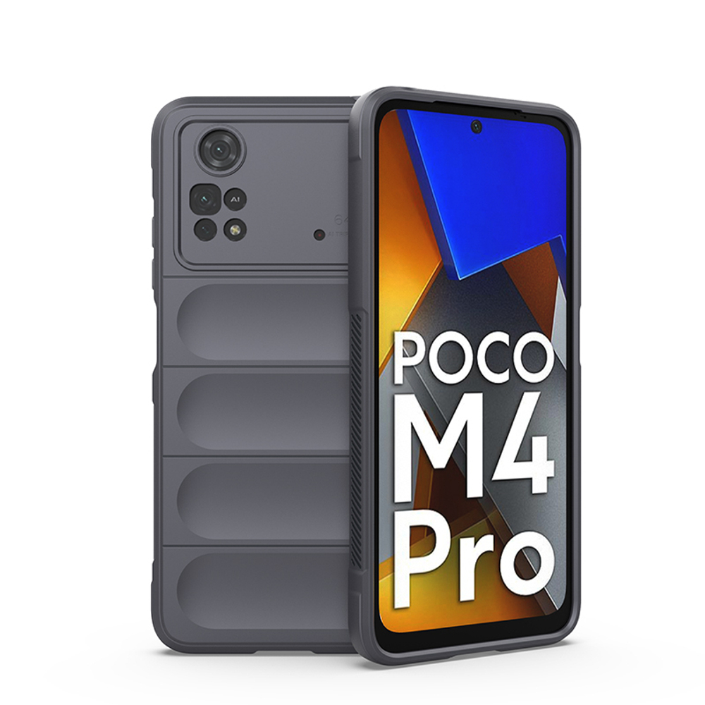 Противоударный чехол Flexible Case для Xiaomi Poco M4 Pro 4G