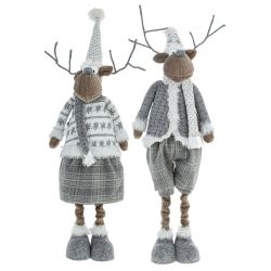 GAEM Игрушка набивная "Олень" (телескоп ноги), L49 W20 H116/45 см, 2в.