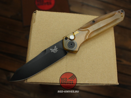 Нож Benchmade Osborne 940 AUTO - рукоять Ultem, клинок черный RK-488