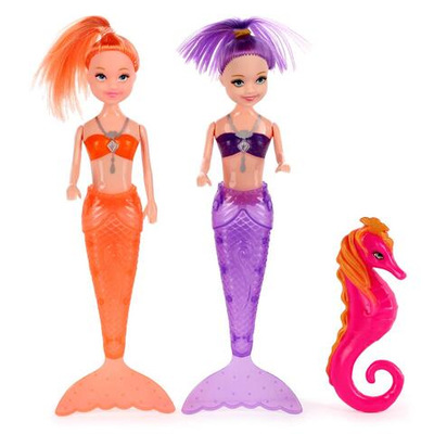 Кукла тип Модница Русалка 2шт с аксесс., блистер 789-3C