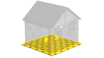 Покрытие Puzzle Playground для детских домиков LKids