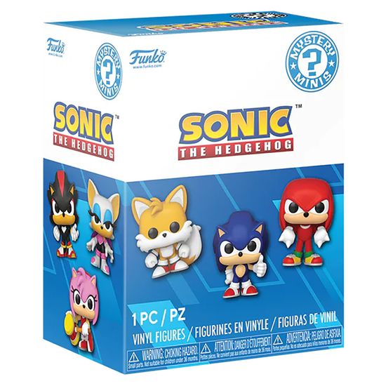 Фигурка Funko Mystery Minis Sonic the Hedgehog 1 штука в ассортименте (из12) 86121 / Фигурка Фанко Мистери Минис по мотивам серии игр "Соник".