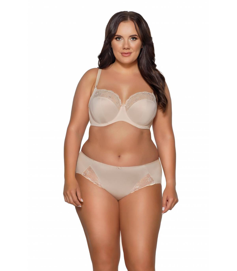 Бюстгальтер с мягкой +size чашкой Camellia (Размер: 75K) (Цвет: черный)