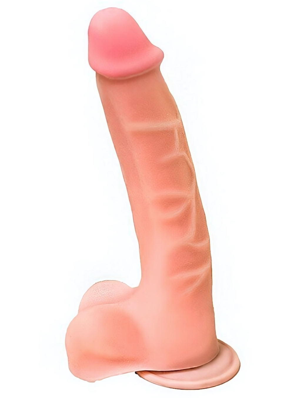 Фаллоимитатор неоскин на присоске в ламинате (22,5 см ) (Цвет: телесный)
