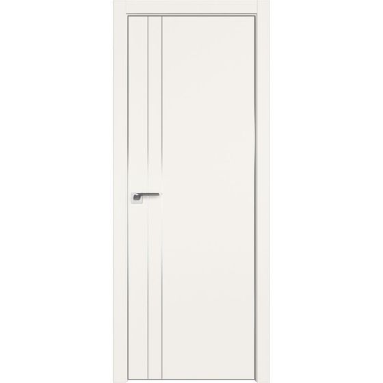 Межкомнатная дверь unilack Profil Doors 42E дарквайт с алюминиевым молдингом