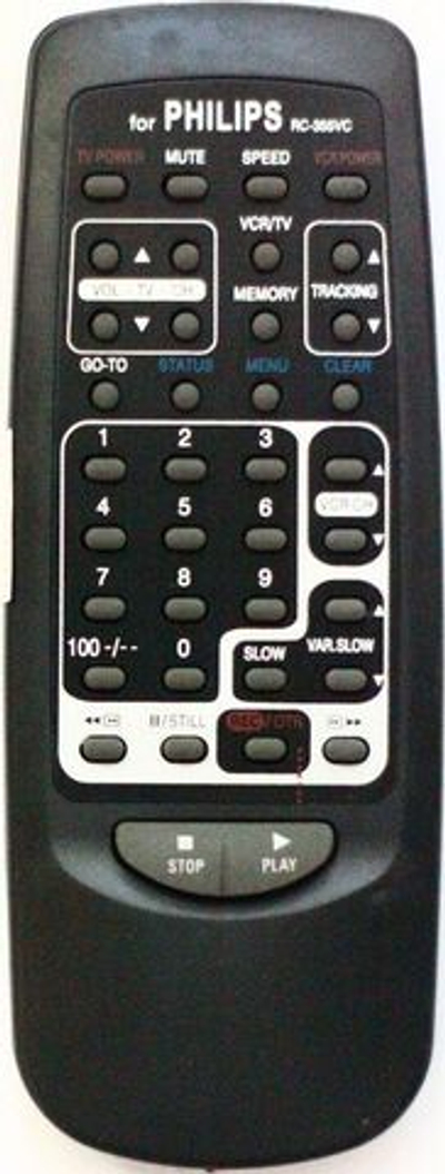 Пульт ДУ для Philips RC355VC VCR/TV