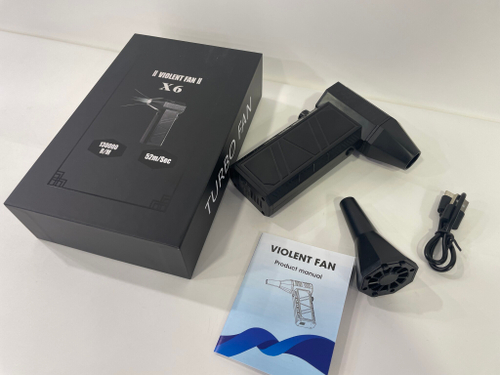 Violent Fan X6 / Воздуходувка портативная, ветродуйка, турбовентилятор аккумуляторный малый