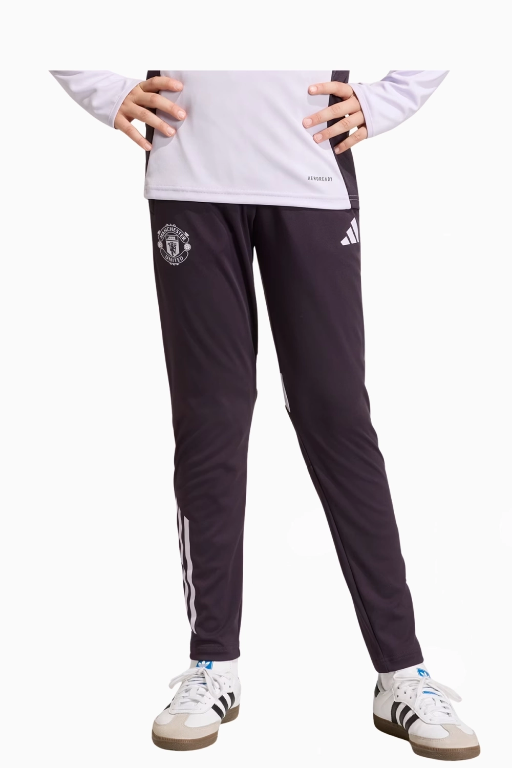 Штаны adidas Manchester United 25/26 Competition Training Junior - фиолетовый