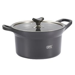 Кастрюля из литого алюминия Gipfel Azul Black 51923 24 см/4,5 л