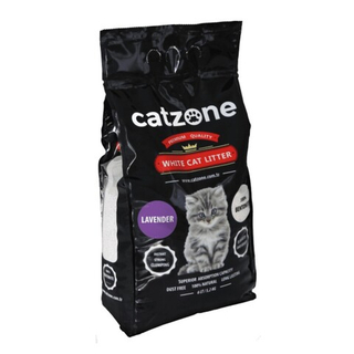 Catzone Lavender - наполнитель глиняный (комкующийся) с ароматом лаванды
