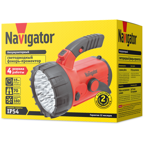 Фонарь Navigator 94 960 NPT-SP06-ACCU прожект/для отдыха