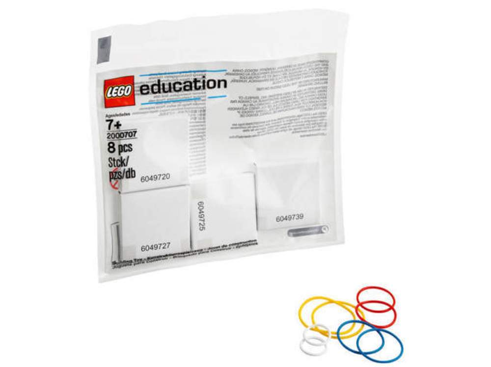 LEGO Education Mindstorms: Набор с запасными частями Резиновые кольца и приводы 2000707 — Replacement Pack Rubber Bands — Лего Образование