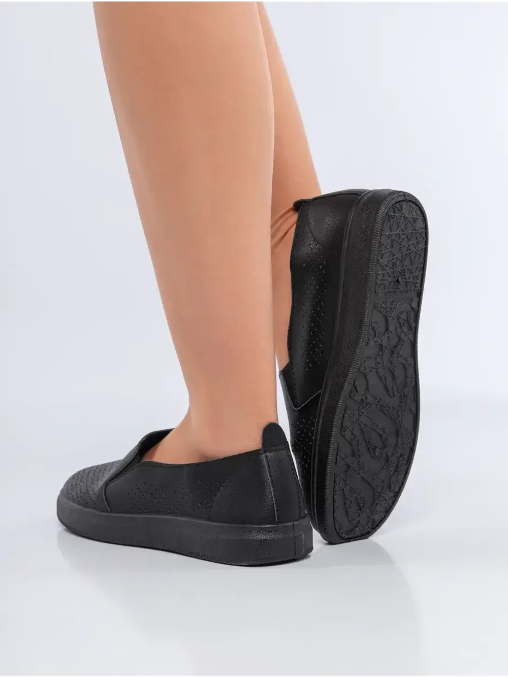 Мокасины летние с перфорацией