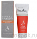 Пенка для умывания с экстрактом риса 3W Clinic Brown Rice Foam Cleansing, 100 мл