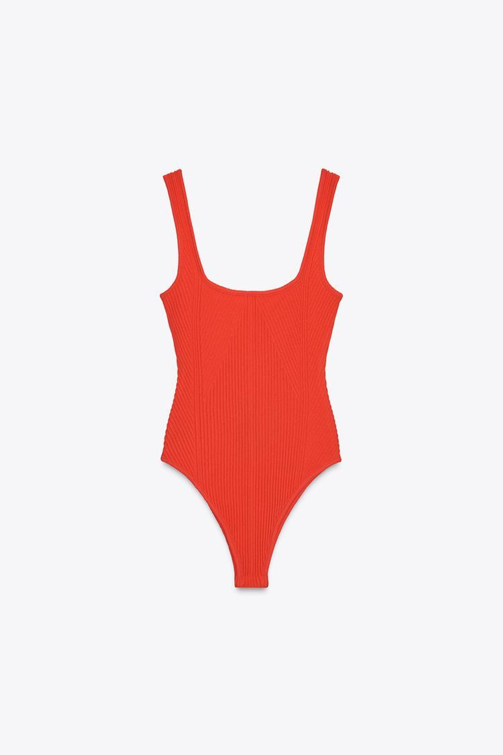 ZARA БОДИ НА БРЕТЕЛЯХ, КРАСНЫЙ