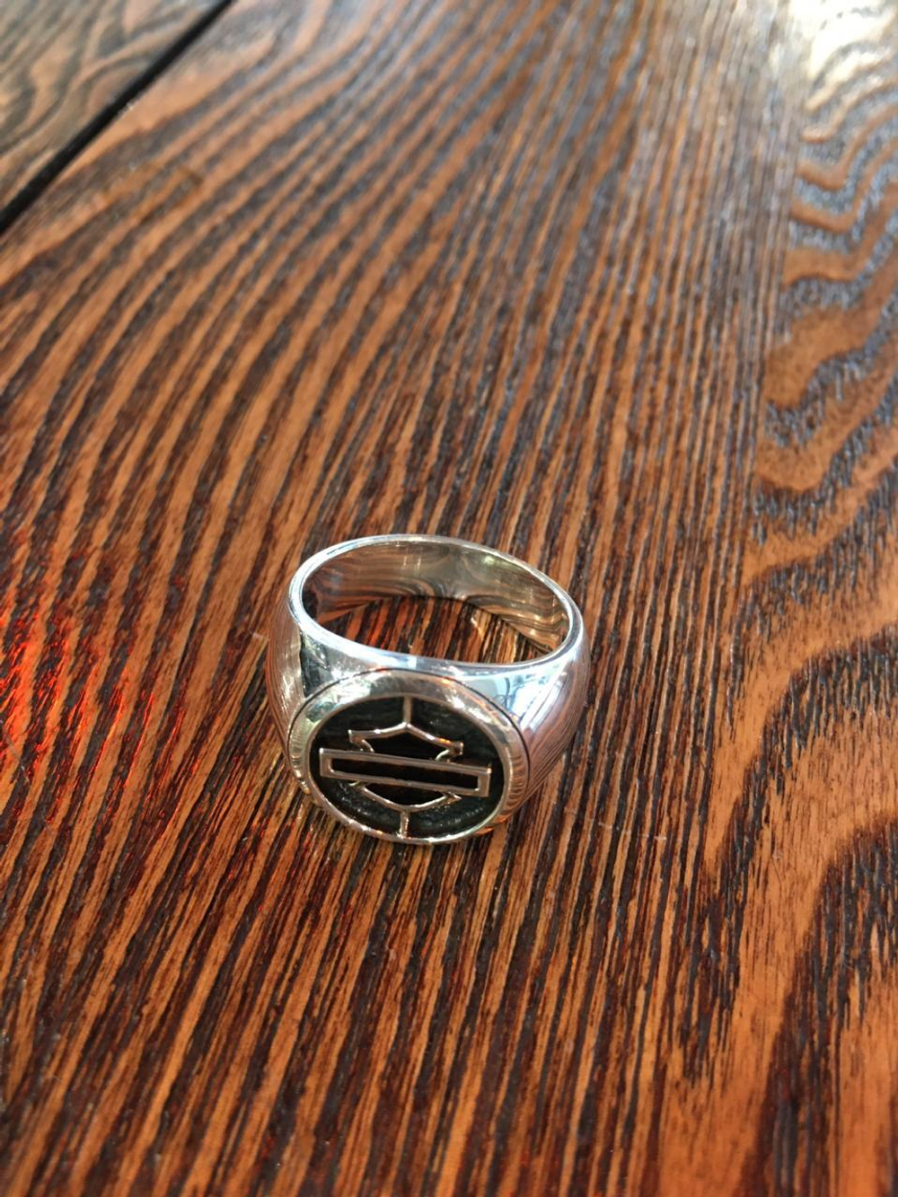 серебряное кольцо Harley-Davidson