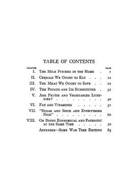 Everyday Foods In War Time (1918) | Mary Swartz Rose