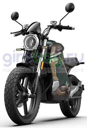 Электромотоцикл WHITE SIBERIA SUPER SOCO TC WANDERER (Зеленый) фото 2